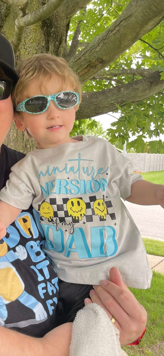 Miniature version of dad (boy)