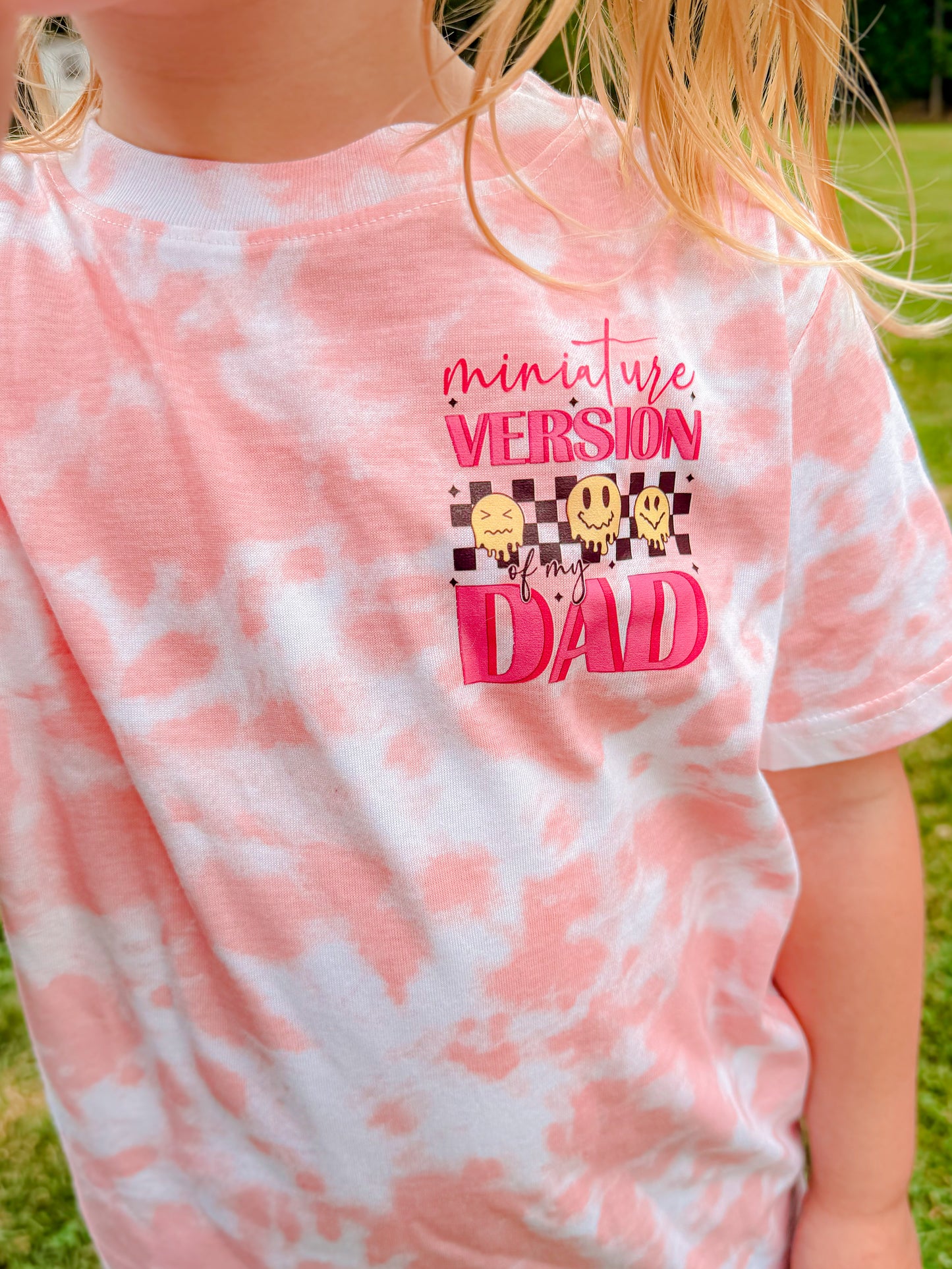 Miniature version of dad (girl)