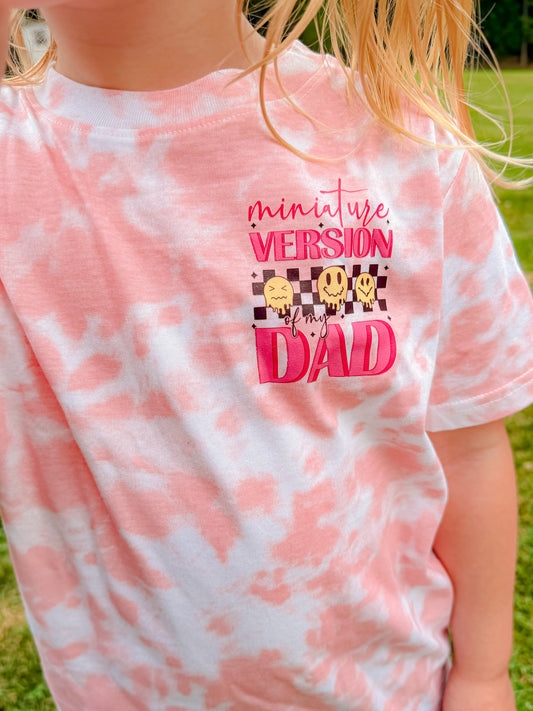Miniature version of dad (girl)