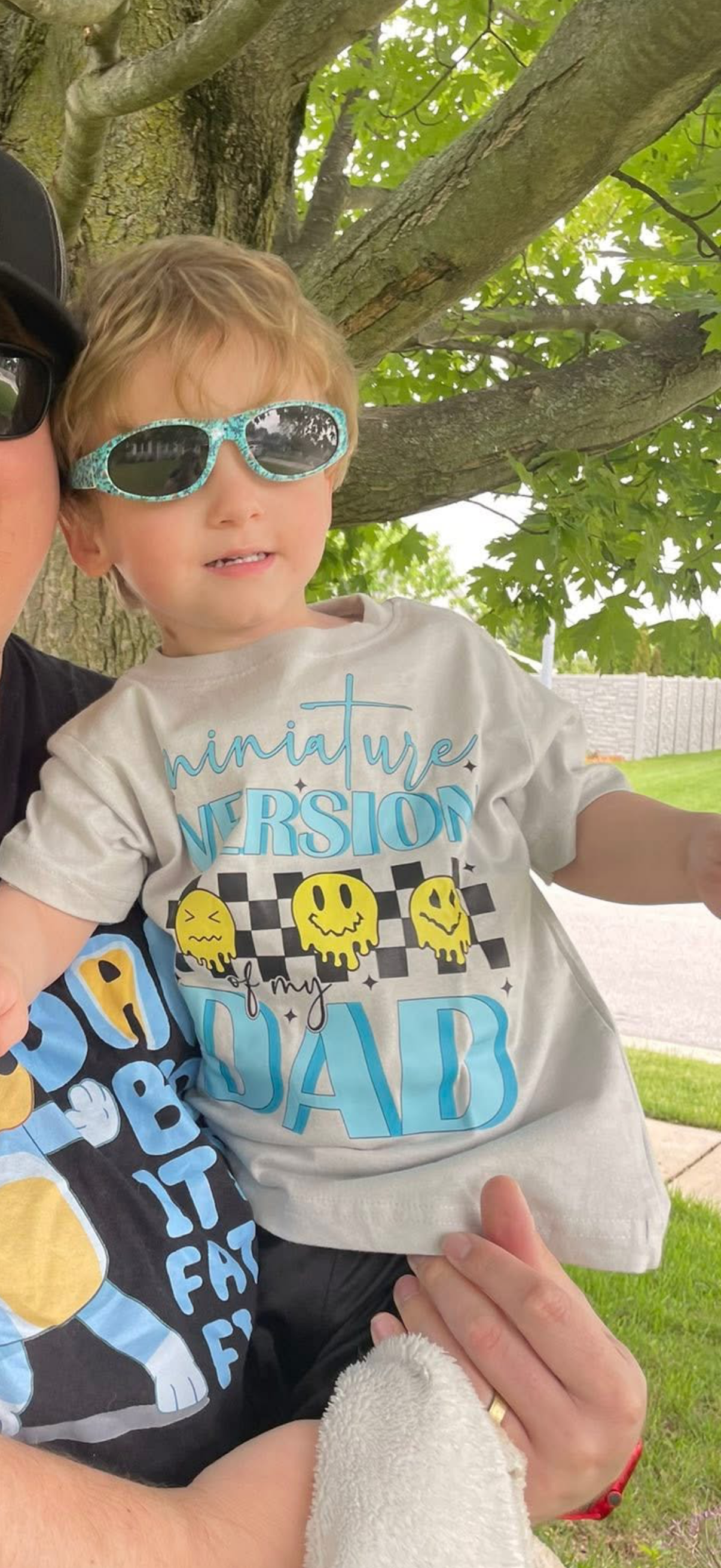 Miniature version of dad (boy)