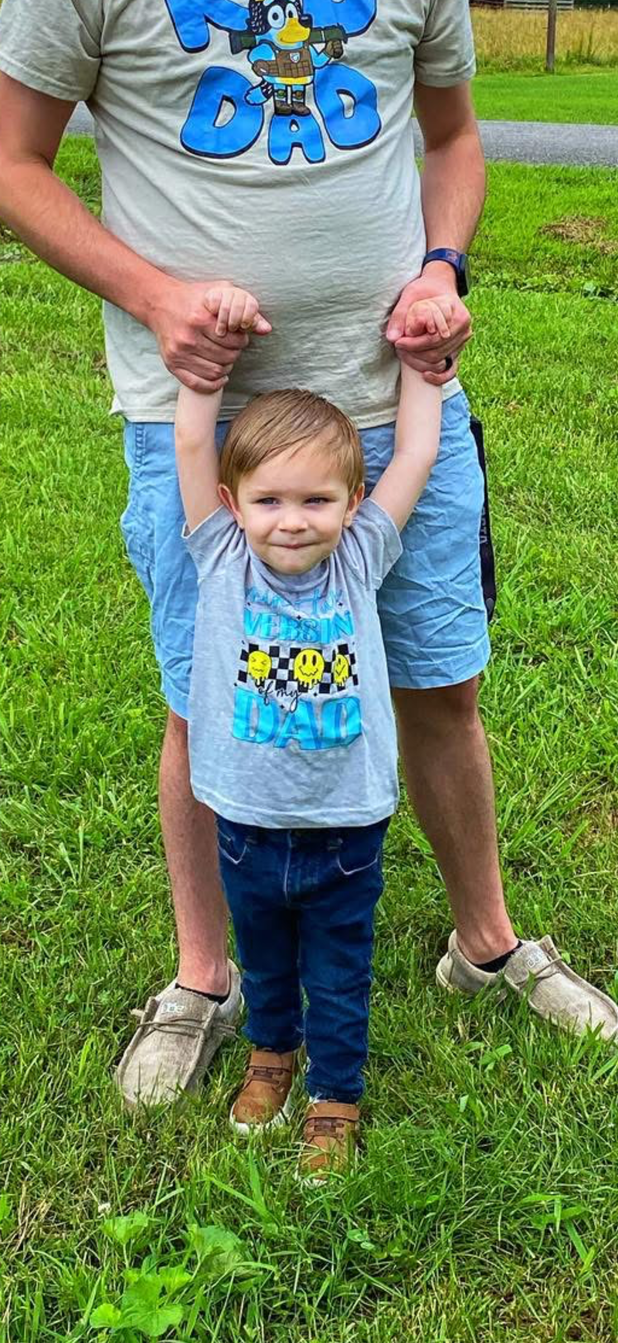 Miniature version of dad (boy)